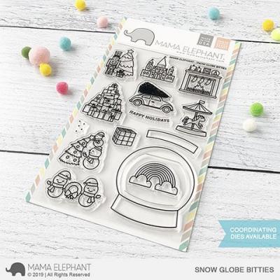 Mama Elephant Clear Stamps - Snow Globe Bitties
